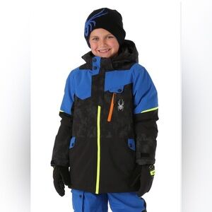 Spyder tordrillo Boys Large 16 youth high end Winter ski jacket coat $450 new